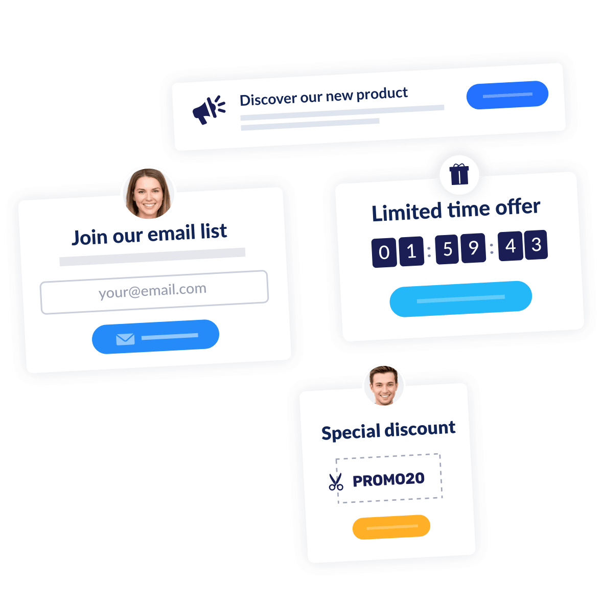 popup widgets
