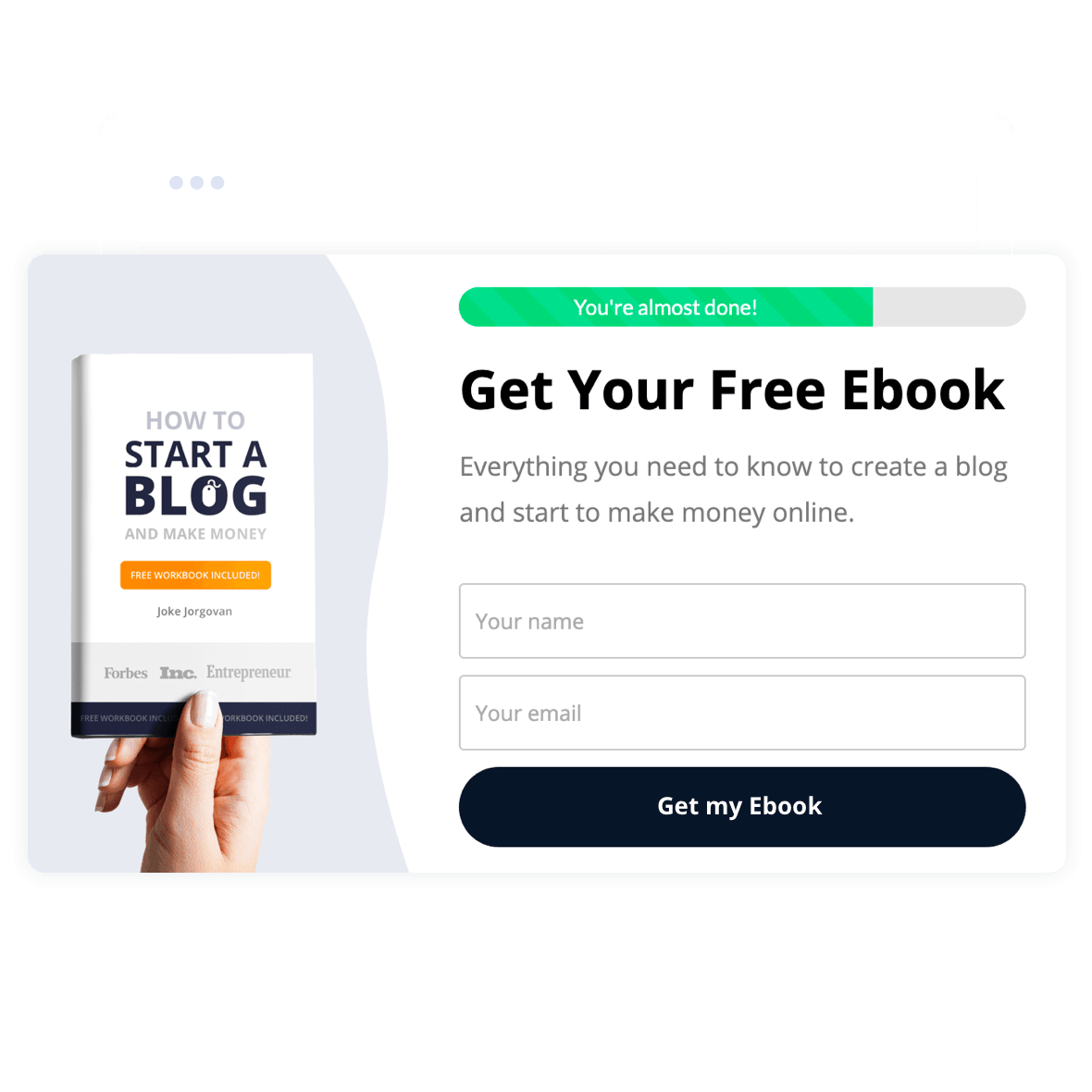 popup widgets