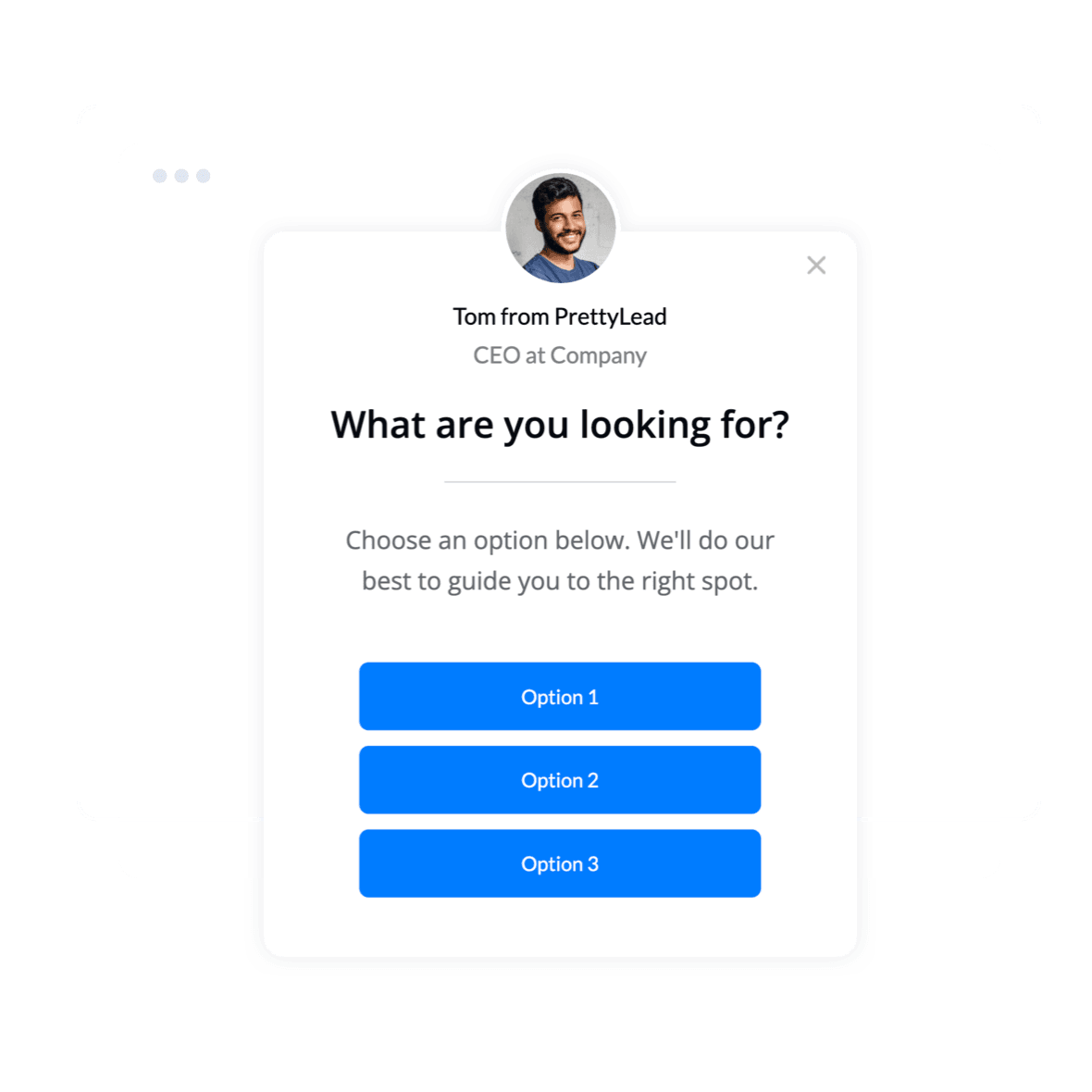 popup widgets