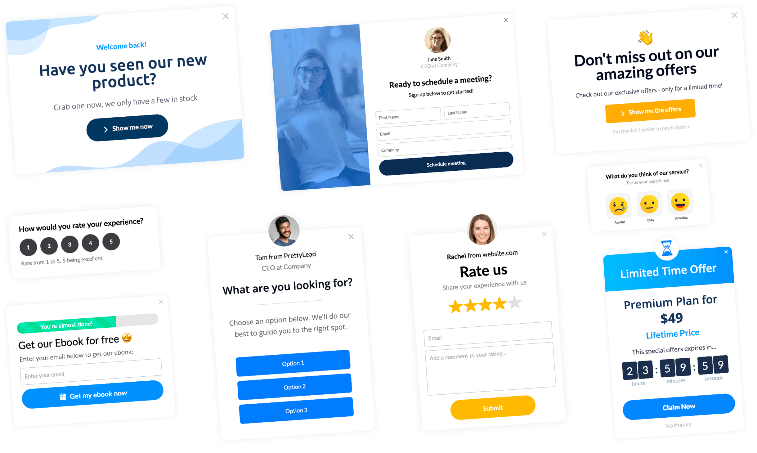 popups templates